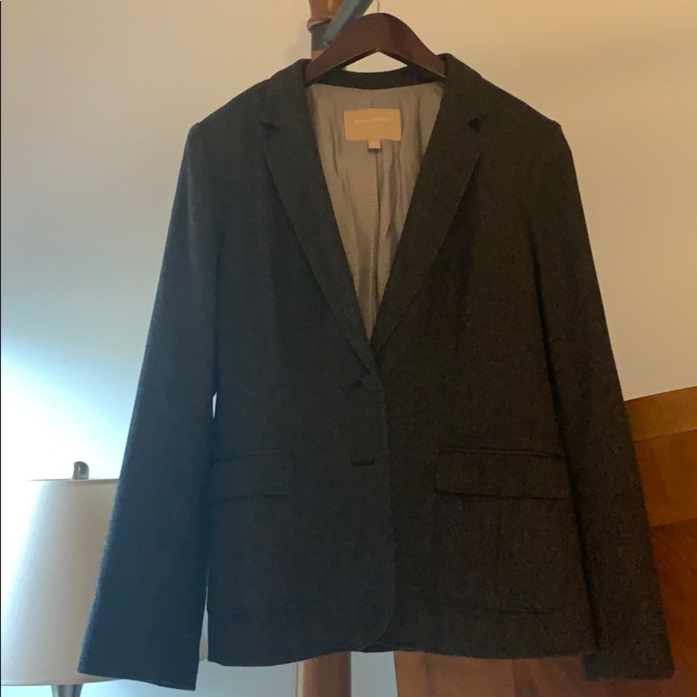 Banana Republic Wool Dark Gray Blazer